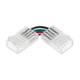 10mm Wired Strip Light Corner Connector - RGB