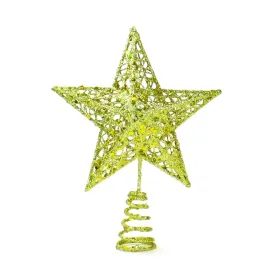 12cm 5-pointer Classic Gold Tree Topper Star