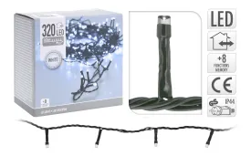 320 Ice White LED String Lights