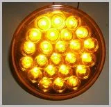 4" Rear Turn Amber 18 LED | LED40Y24