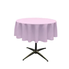 51-Inch Polyester Round Tablecloth (40 Colors)