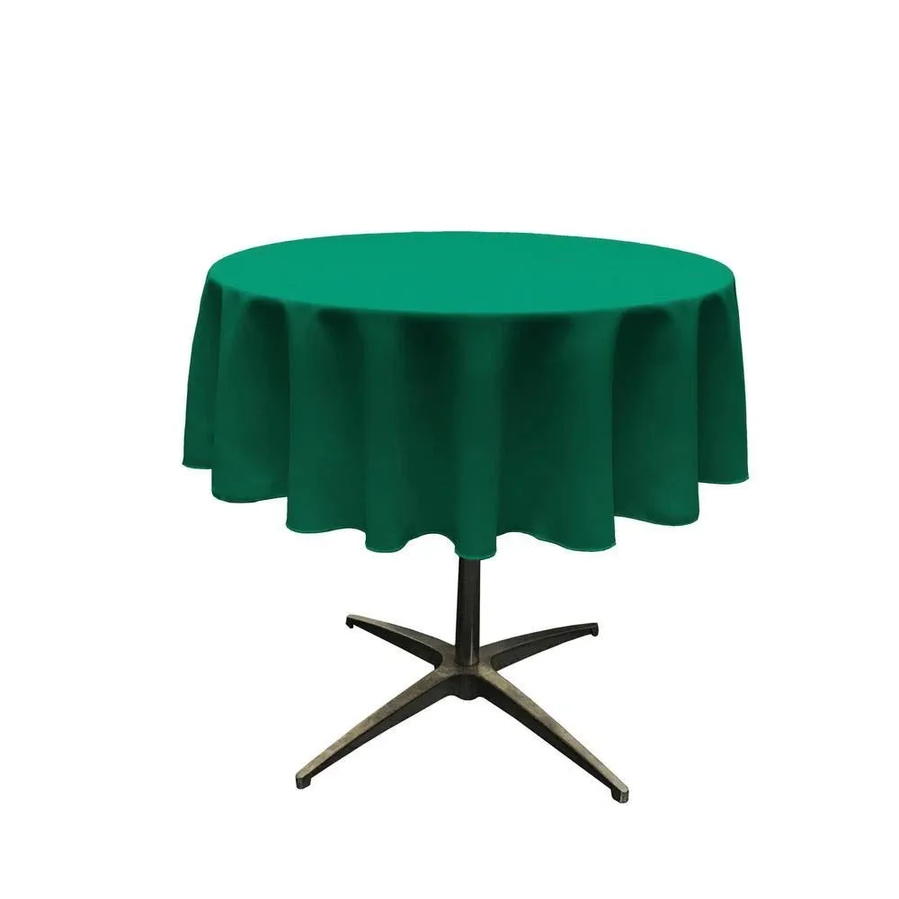 51-Inch Polyester Round Tablecloth (40 Colors)