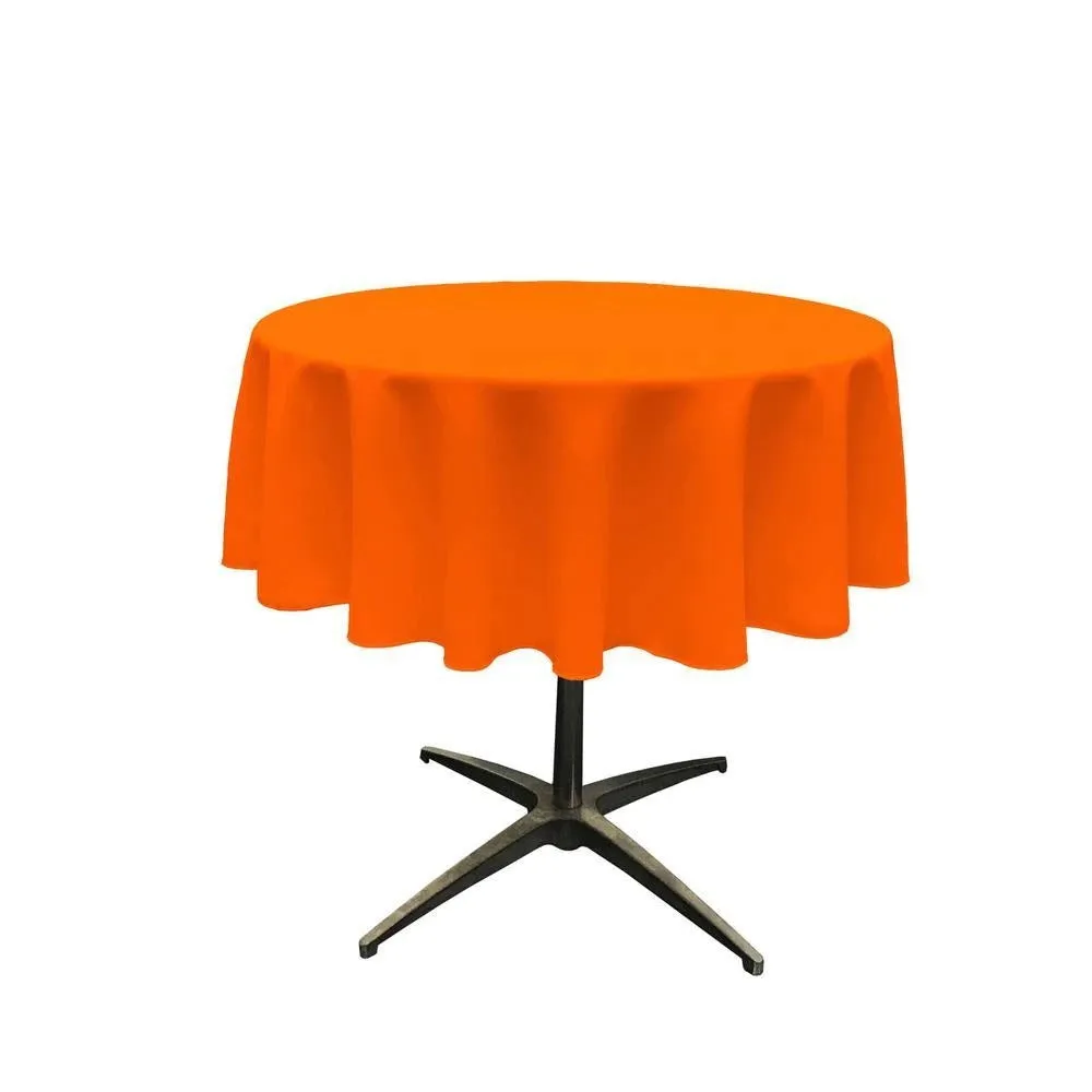 51-Inch Polyester Round Tablecloth (40 Colors)