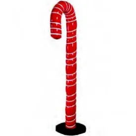 6FT CANDY CANE - FIBERGLASS