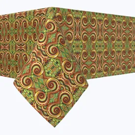 Abstract Kaleidoscope Paisley Rectangles