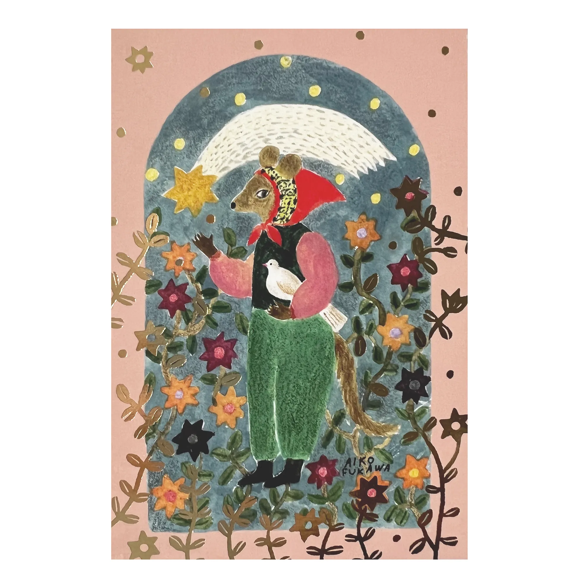 Aiko Fukawa Postcard · Night Mouse