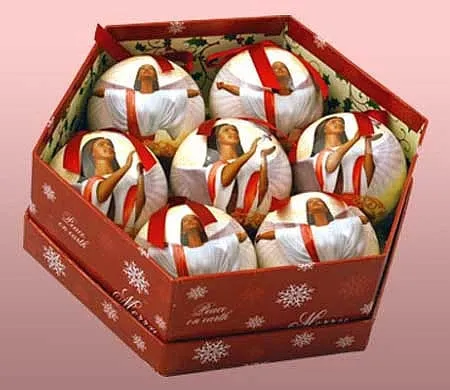 Angel Ball Ornament Set