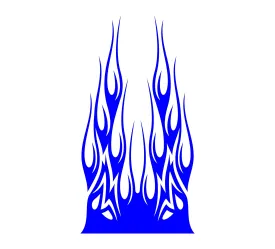 Auto Truck Car Hood Flames  Graphics Decals HH45