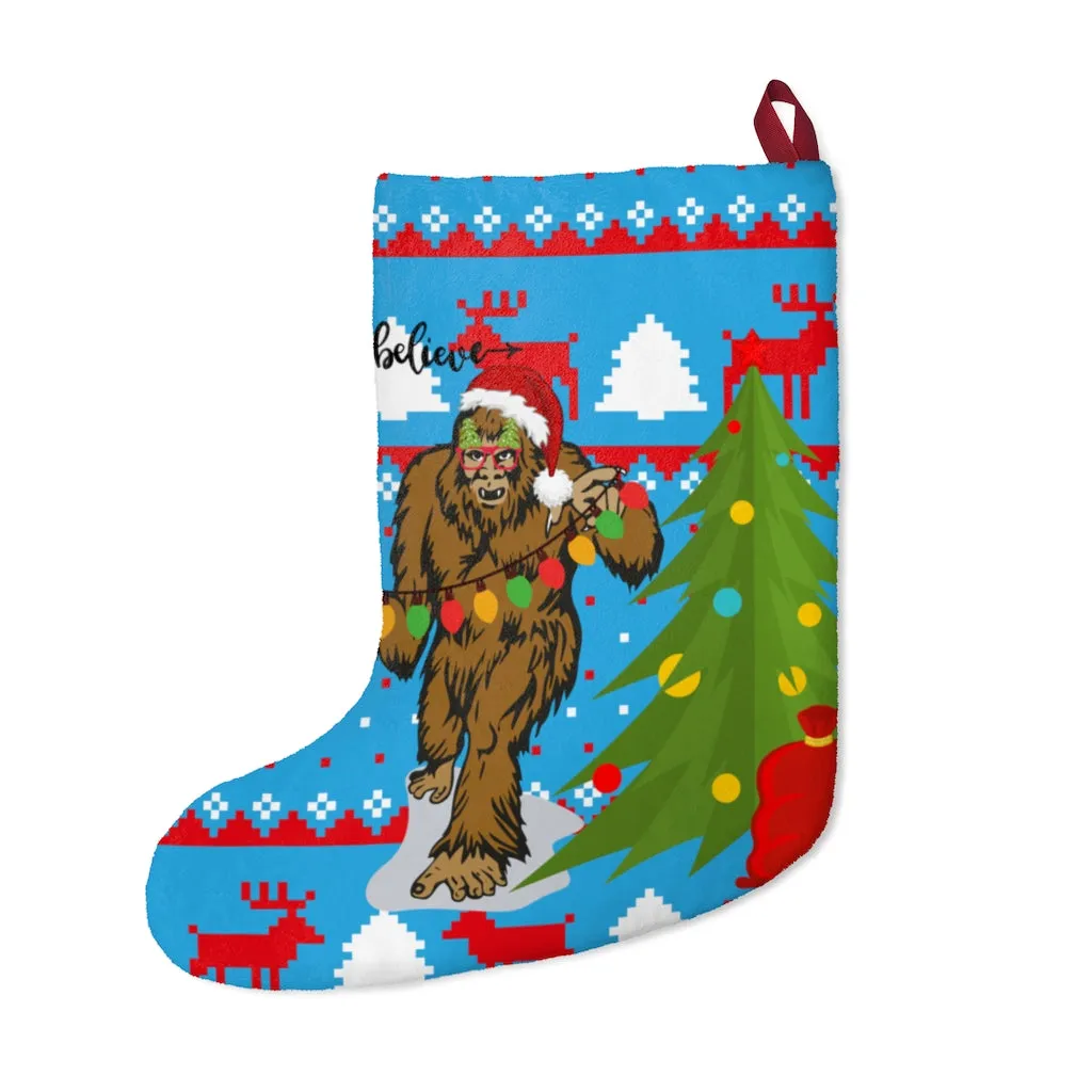 Bigfoot Christmas Stocking