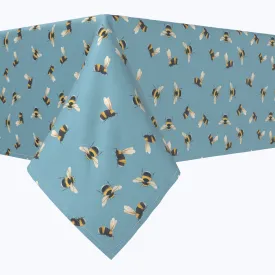 Bumble Bee Toss Blue Rectangles