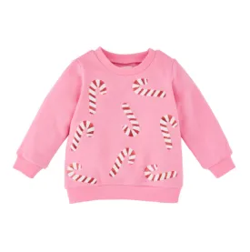 Candy Cane Toddler Sweatshirt