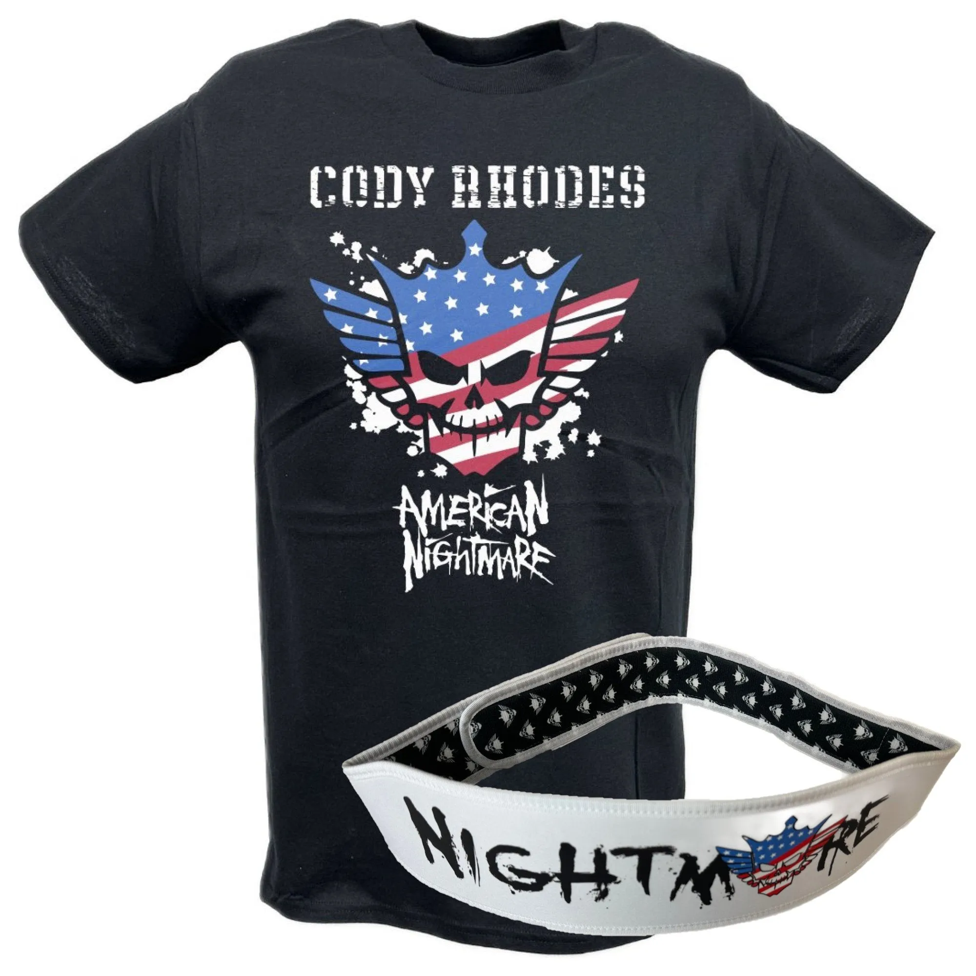 Cody Rhodes American Nightmare T-shirt Belt Costume