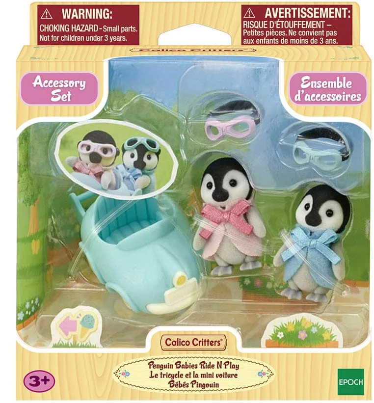 Epoch Calico Critters Penguin Babies Ride 'n Play