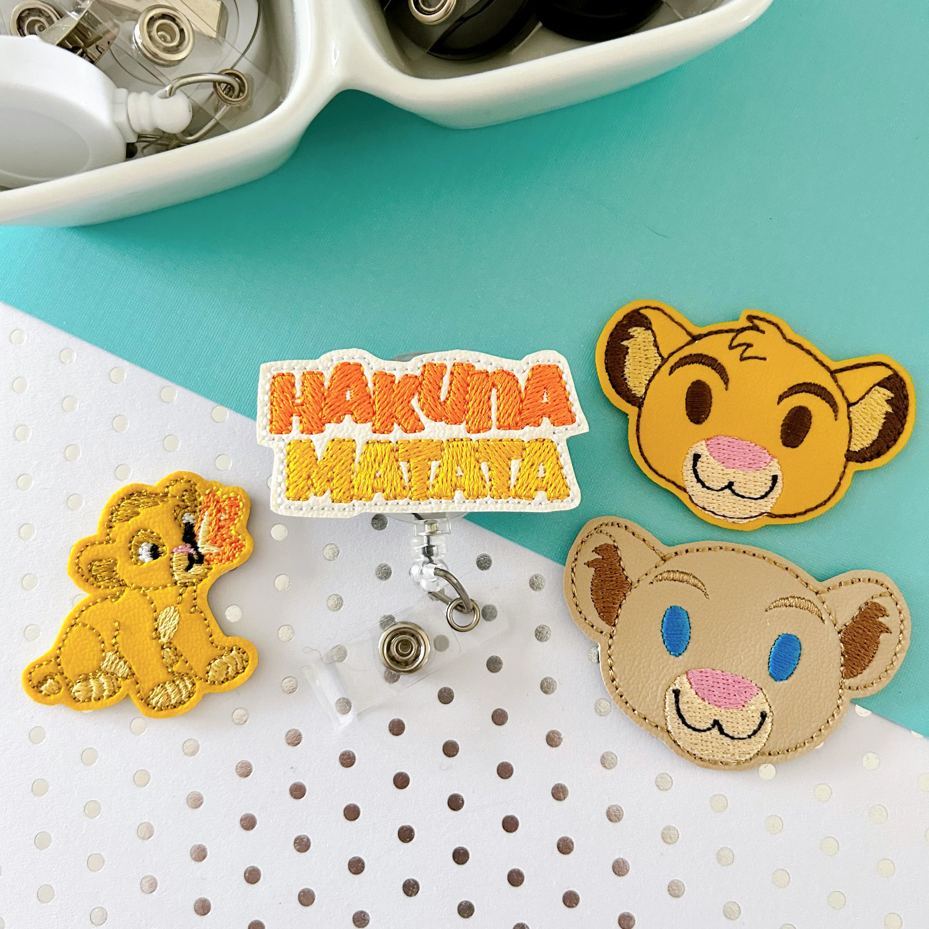 Lion & Friends Badge Toppers