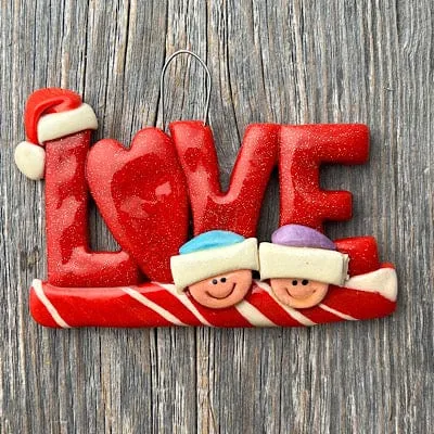 LOVE Family Ornament