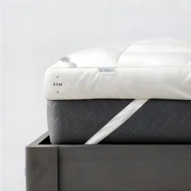 Mattress Topper 100×200 8cm - White