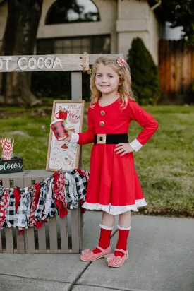 MRS CLAUS TWIRLY DRESS