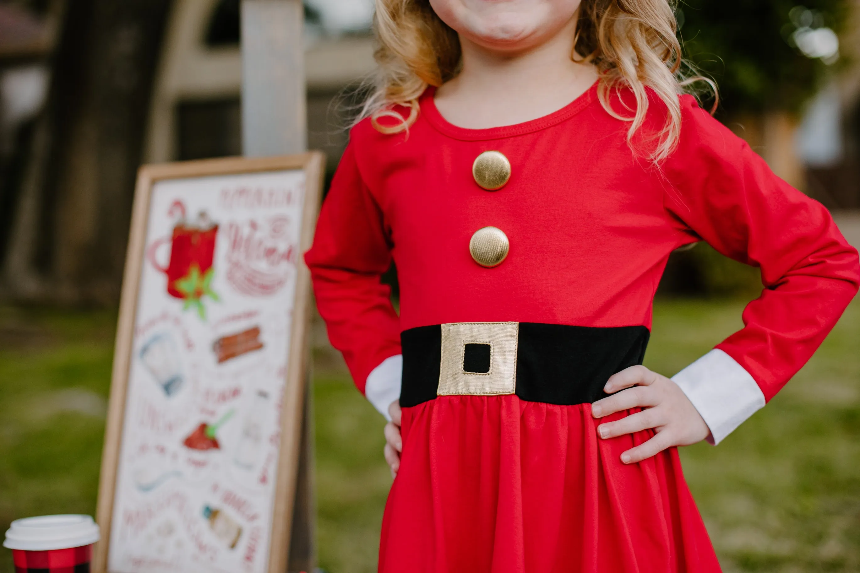 MRS CLAUS TWIRLY DRESS