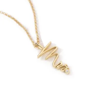 Mrs. | Script Necklace