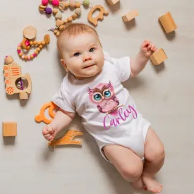 Pink Baby Owl