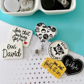 Schitt’s Creek Removable Badge Toppers